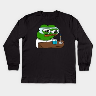 Chemist Apu Pepe Kids Long Sleeve T-Shirt